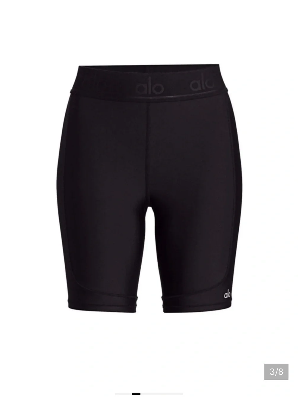 Alo Yoga High-Waist Rider Shorts Black Size XS